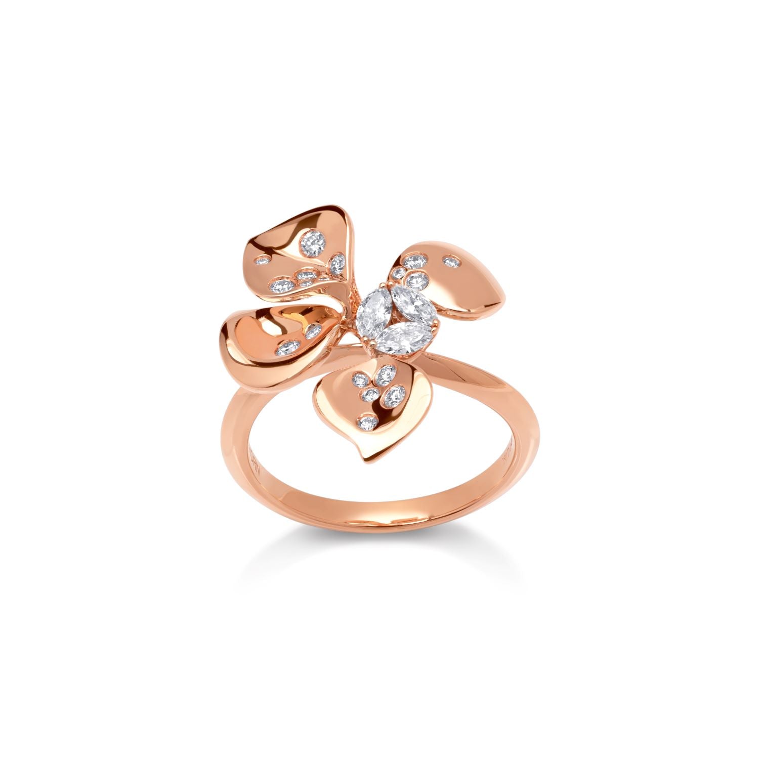 À FLEUR DE PARIS Rose Gold Ring